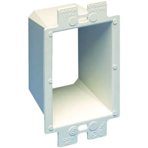 arlington industries electrical box extender|adjustable electrical box extender.